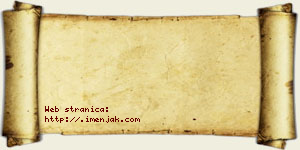 Kristina Stanković vizit kartica